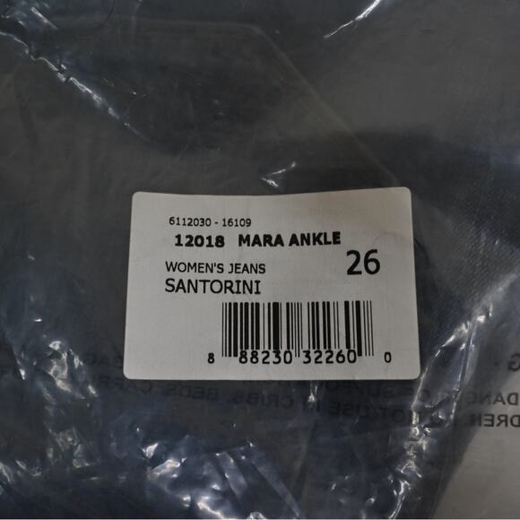 DL1961 Womens 26 Mara High Waist Released Hem Ankle Jeans in SANTORINI NEW - Picture 13 of 13